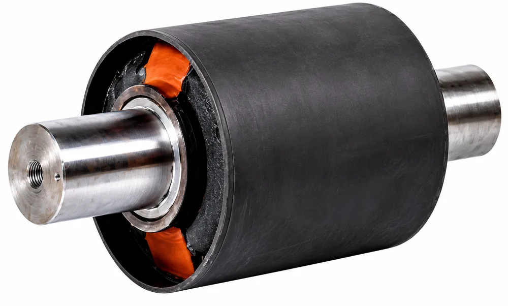 Rubber Bonded Shaft Roller by Nutech Wind Parts